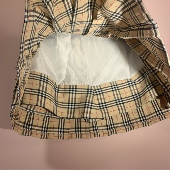 Plaid tennis skirt (burberry check print) - Picture 2 of 3
